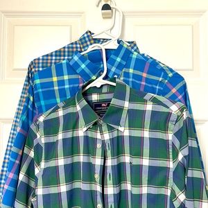 Lot of Boys Vineyard Vines Performance Button-Downs